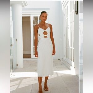 Callister Midi Dress-SaboSkirt